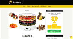 Desktop Screenshot of essiccatore.info
